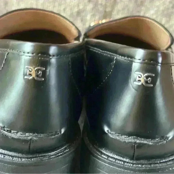 Sam Edelman Black “Teo” Loafer With Lug Soles Women’s Size 9 Like New! - Picture 7 of 13